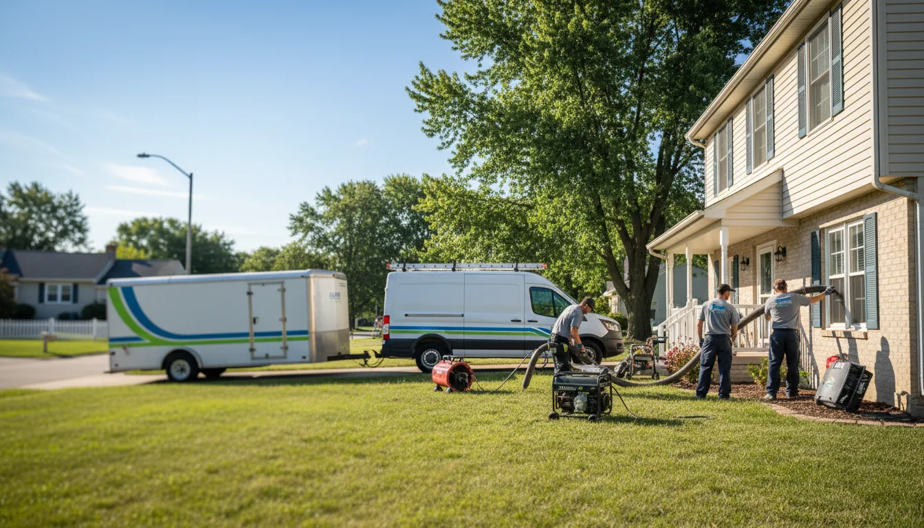 Flooded Basement Restoration And Cleanup With Repair in Seville, OH near me